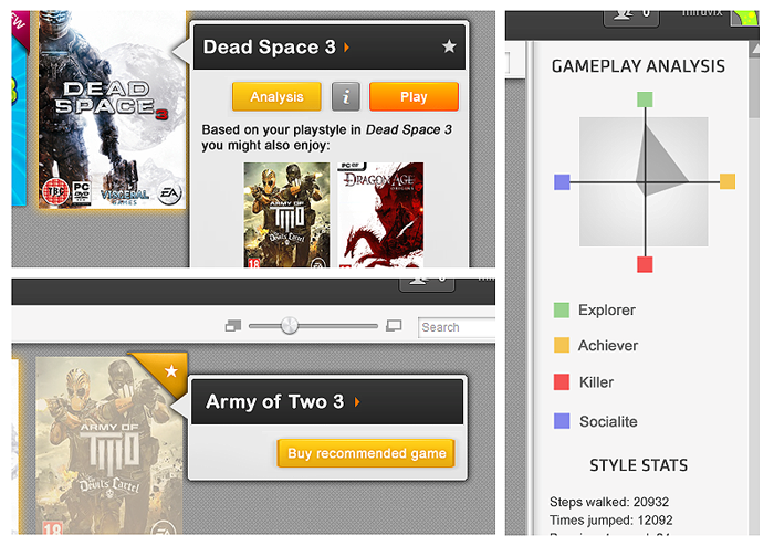 different iterations of Origin module features